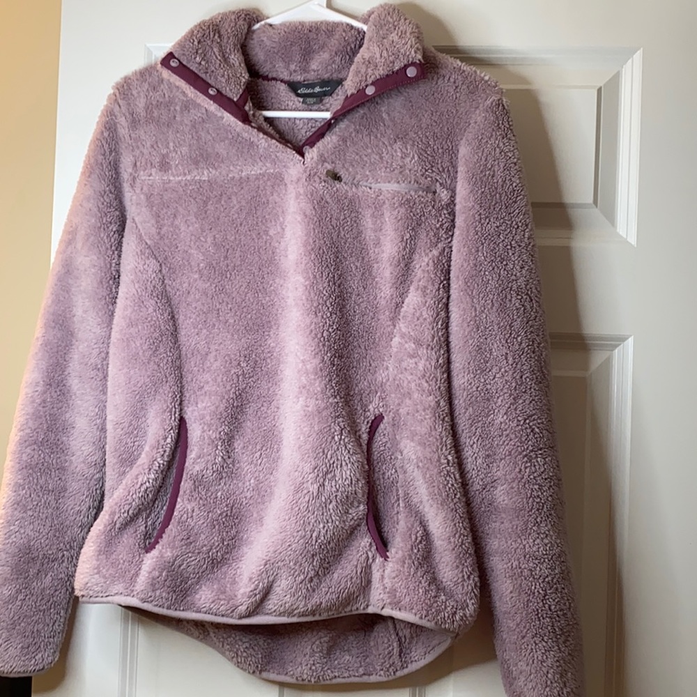 Women’s Eddie Bower Purple fleece pullover